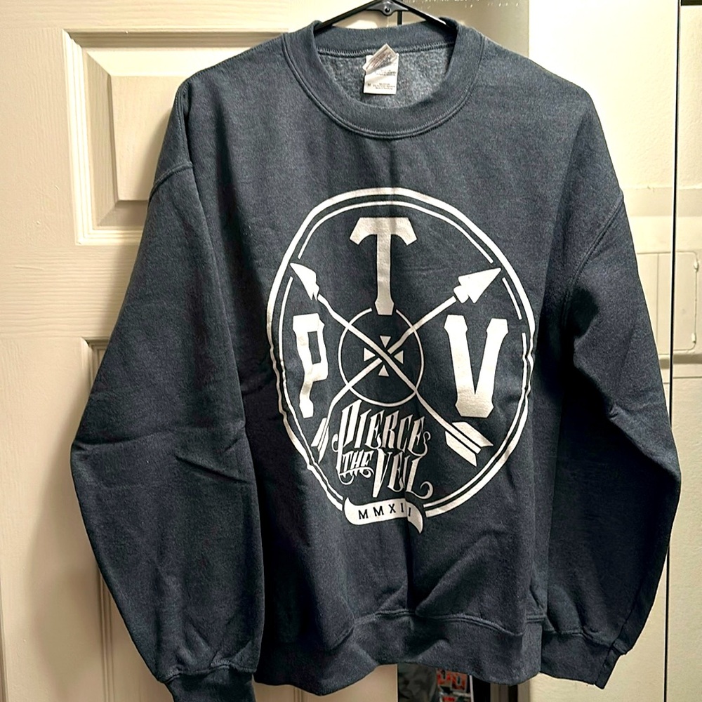 Gray Pierce the Veil crewneck sweatshirt